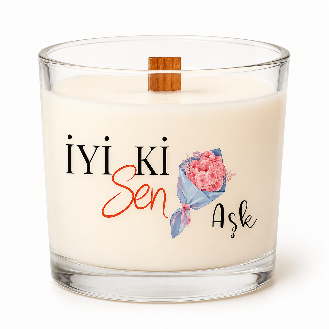 İyi Ki Sen Aşk Soy Candle - LK Lumière