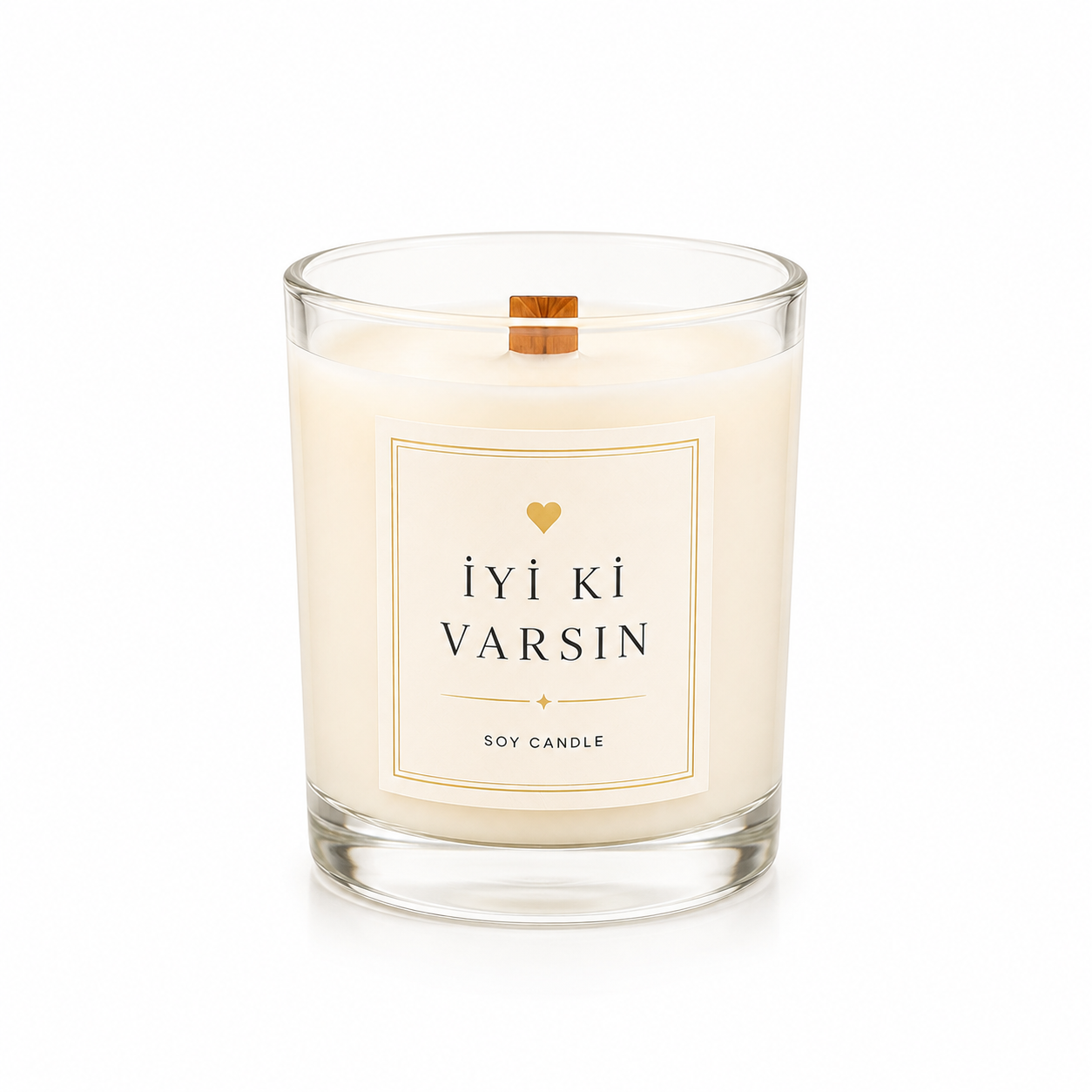 İyi Ki Varsın Soy Candle