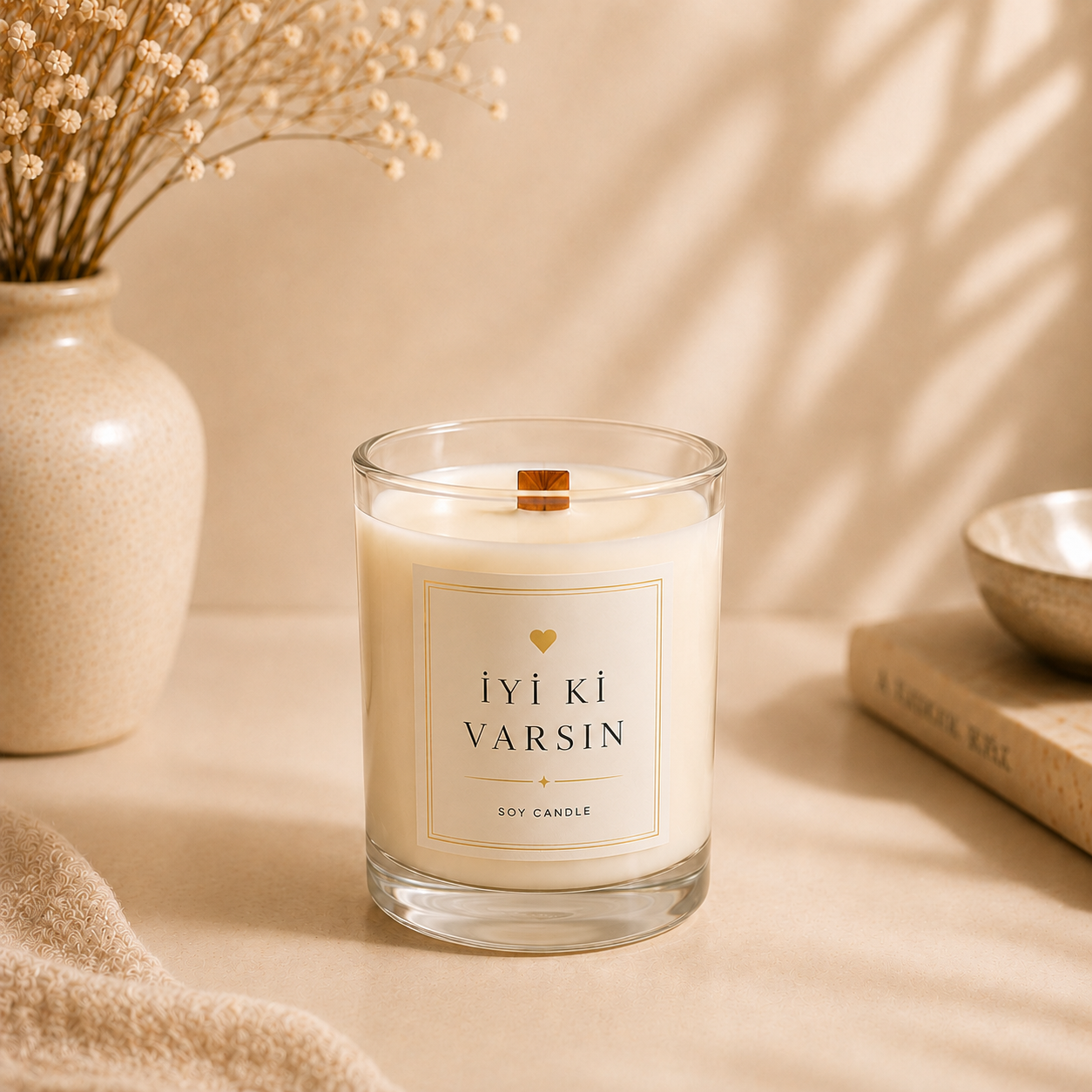 İyi Ki Varsın Soy Candle