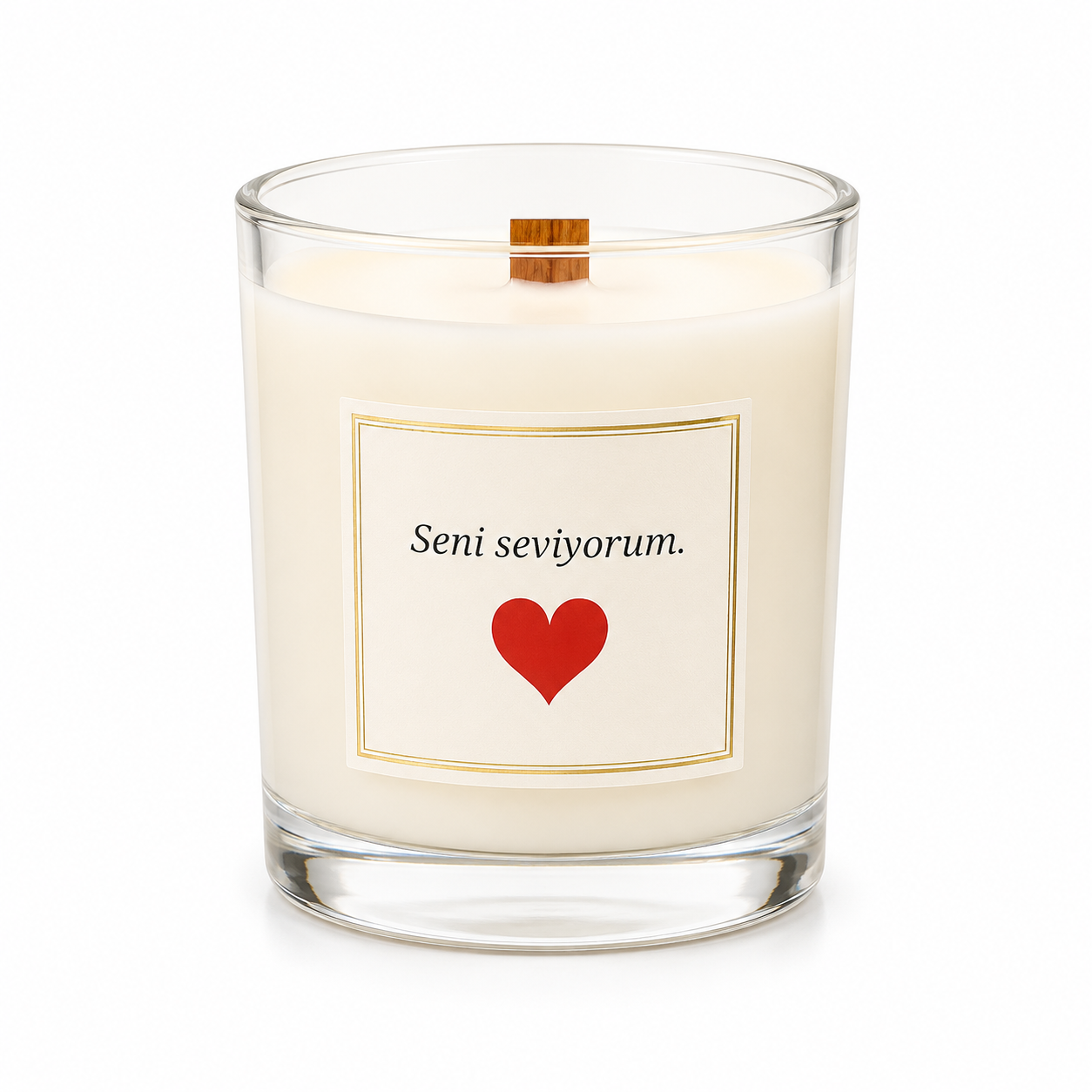 Seni Seviyorum Soy Candle - LK Lumière
