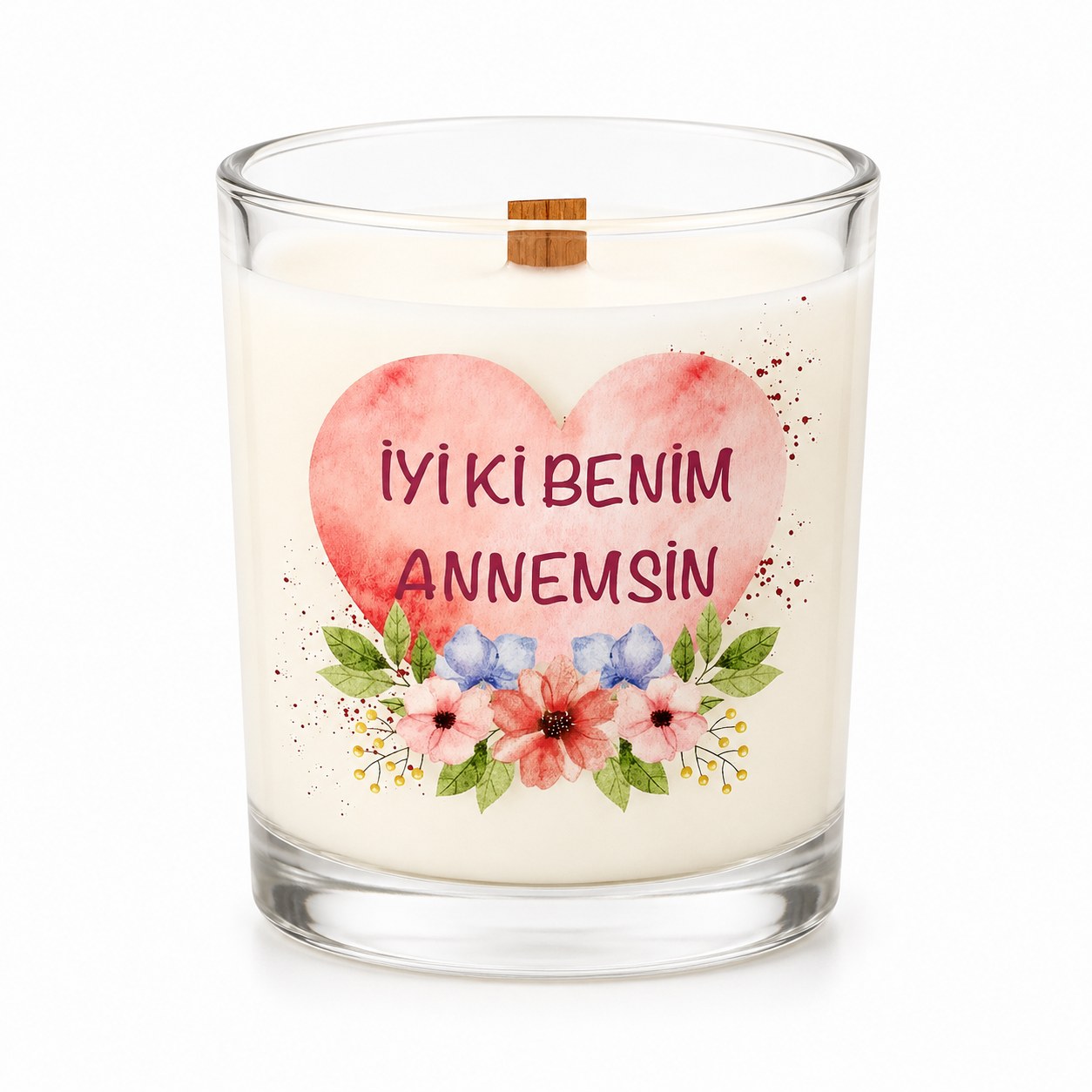 İyi Ki Benim Annemsin Soy Candle - LK Lumière