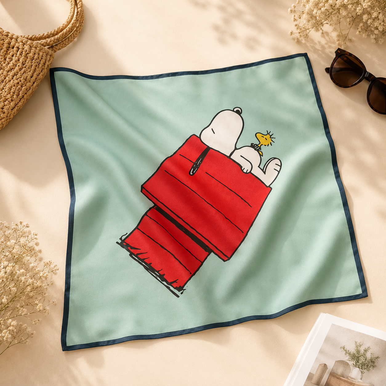 Snoopy Desenli Fular