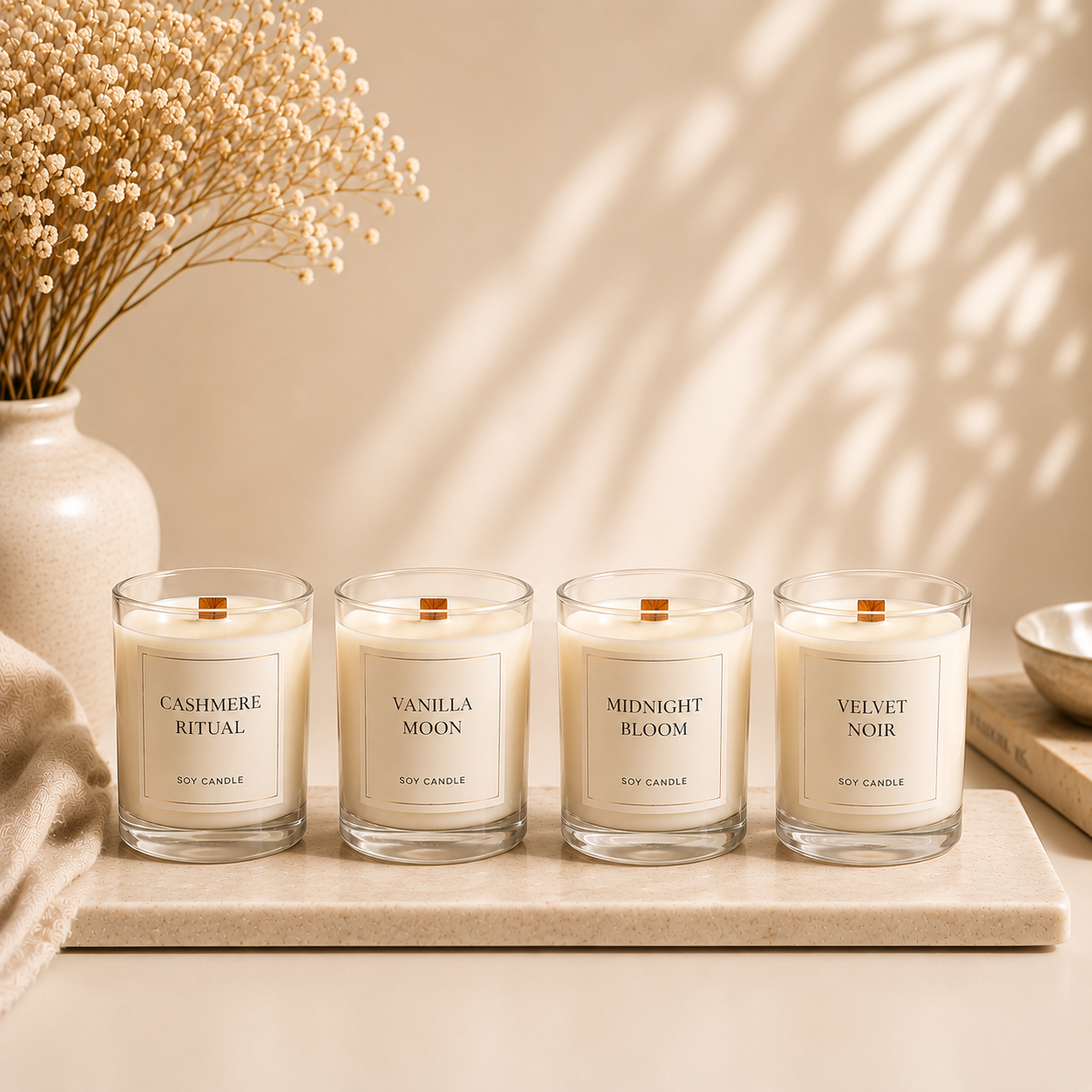 LK Lumière 4'lü Soy Candle Seti - Small