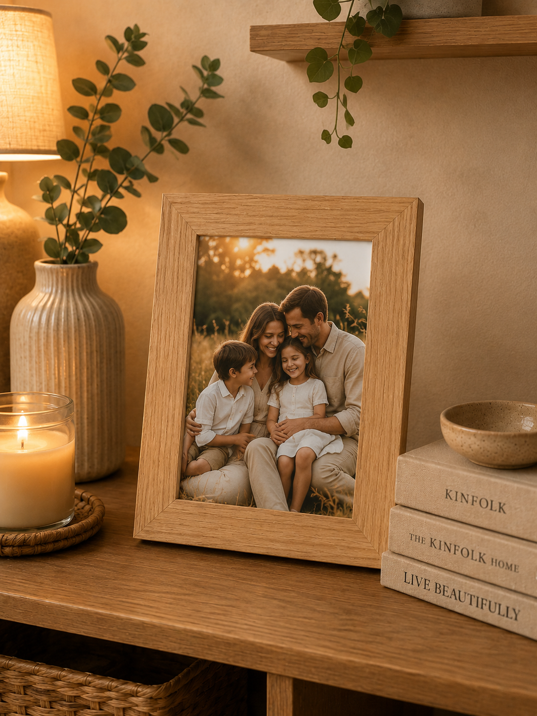 10x15 cm Ahşap Fotoğraf Çerçevesi